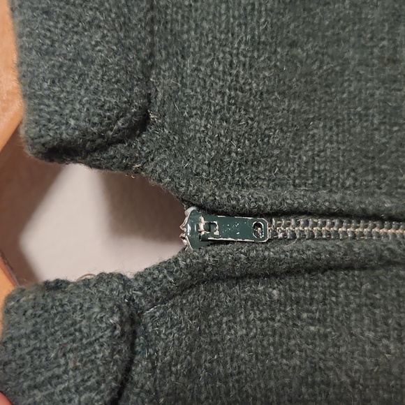 Vintage Forest Green Button-Up Midi Dress - Picture 7 of 9